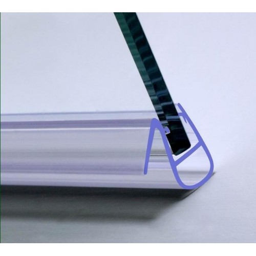 Bath Shower Screen Door Bubble Seal (4mm,6mm, and 8mm glass)